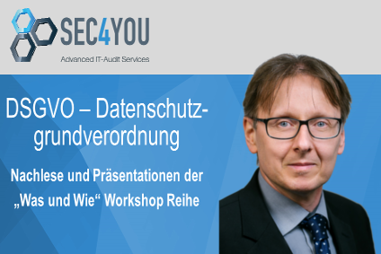 Beitragsbild SEC4YOU DSGVO Workshops