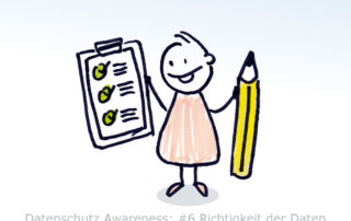 Mitarbeiter Datenschutz Awareness 6 - Richtigkeit der Daten