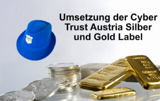 Cyber Trust Austria Silber und Gold Label
