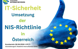 IT-Sicherheit Umsetzung der NIS-Richtlinie in Österreich