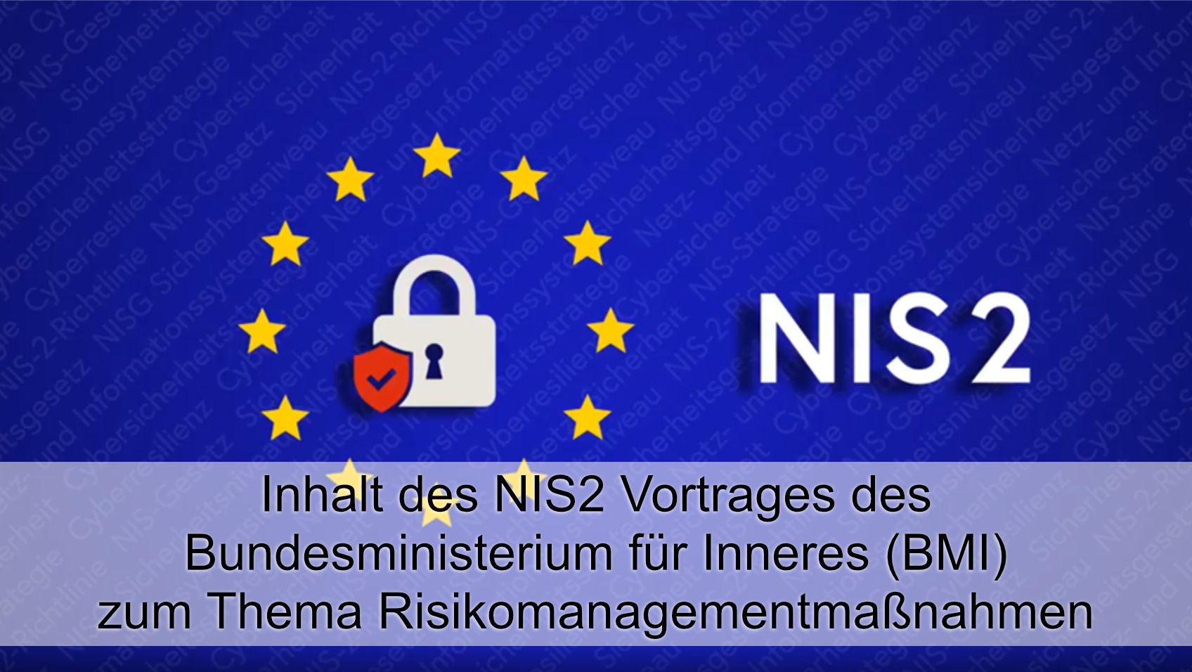 NIS2 Vortrag Risikomanagementmaßnahmen