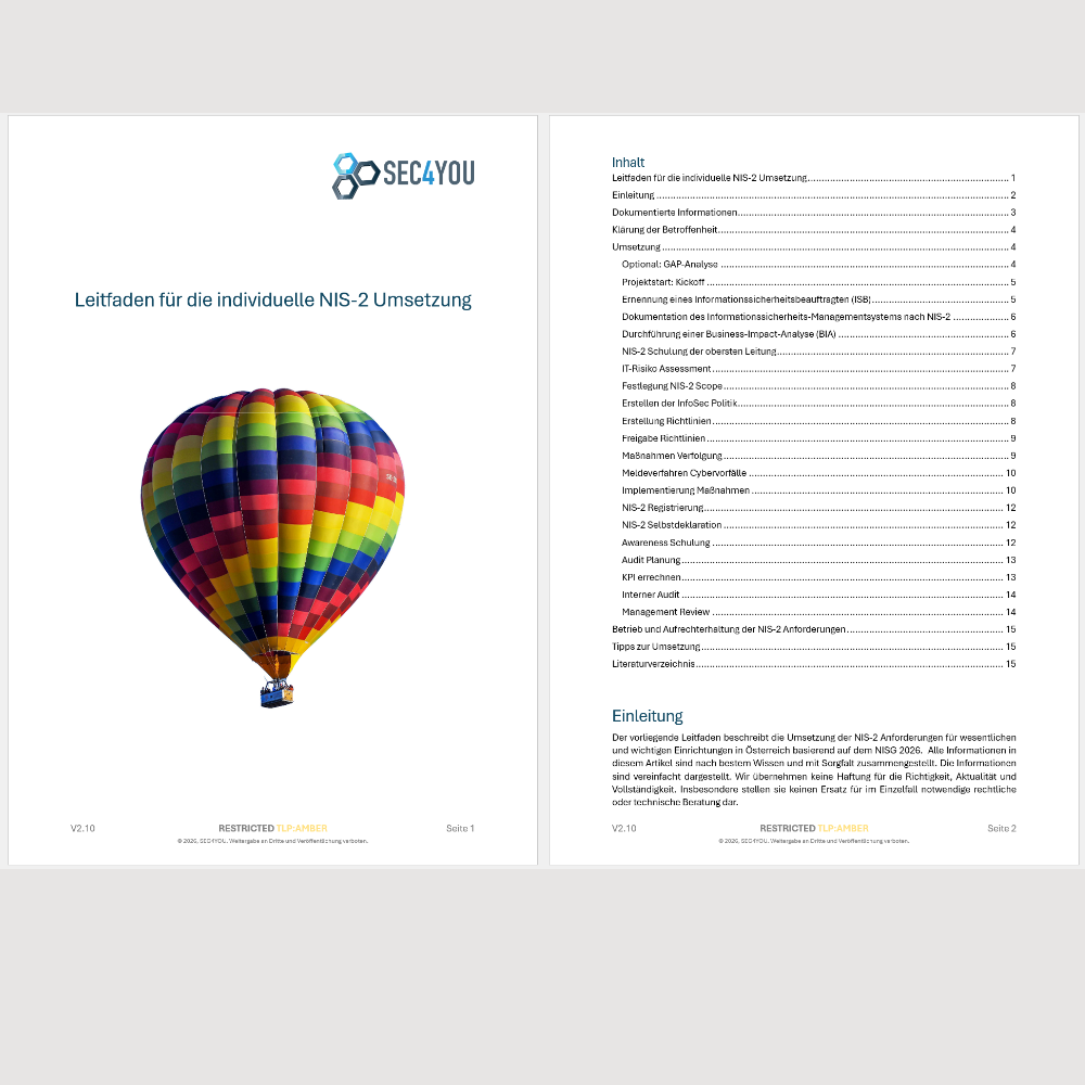 Leitfaden für die individuelle NIS-2 Umsetzung – Bild 2