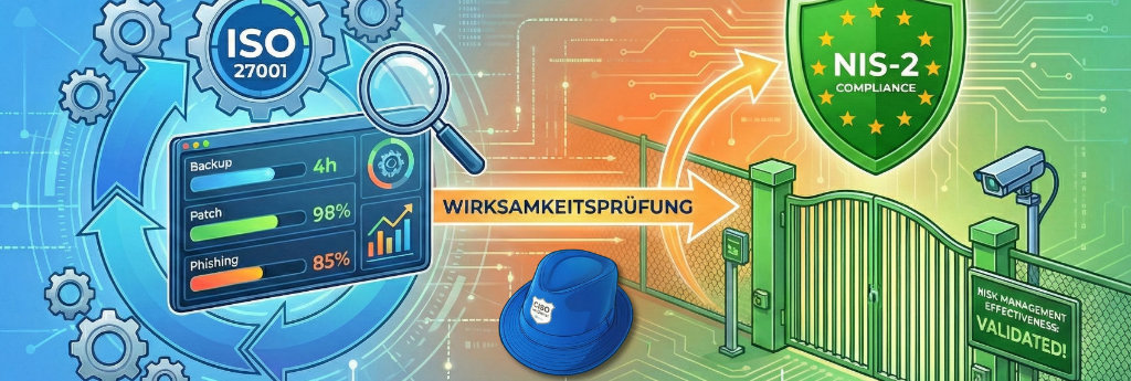 Wirksamkeitsprüfung ISO27001 NIS‑2 Wirksamkeitsprüfung ISO27001 NIS-2